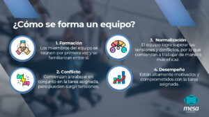 desarrollo de un equipo de trabajo